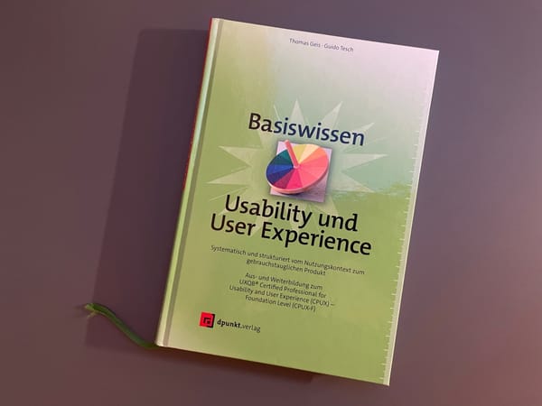 📚 | Basiswissen - Usability und User Experience